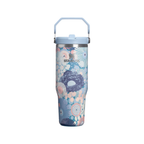 Gourde IceFlow™ Flip Straw 2.0 - Blue Dream Wildflower - 1