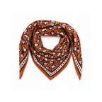 Foulard Adulte Léopard Camel 100 cm - 1