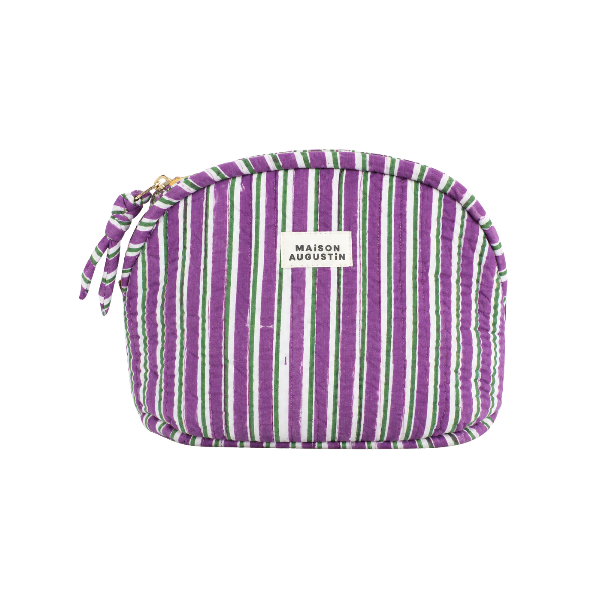 Trousse de Makeup - Stripe Purple - 1