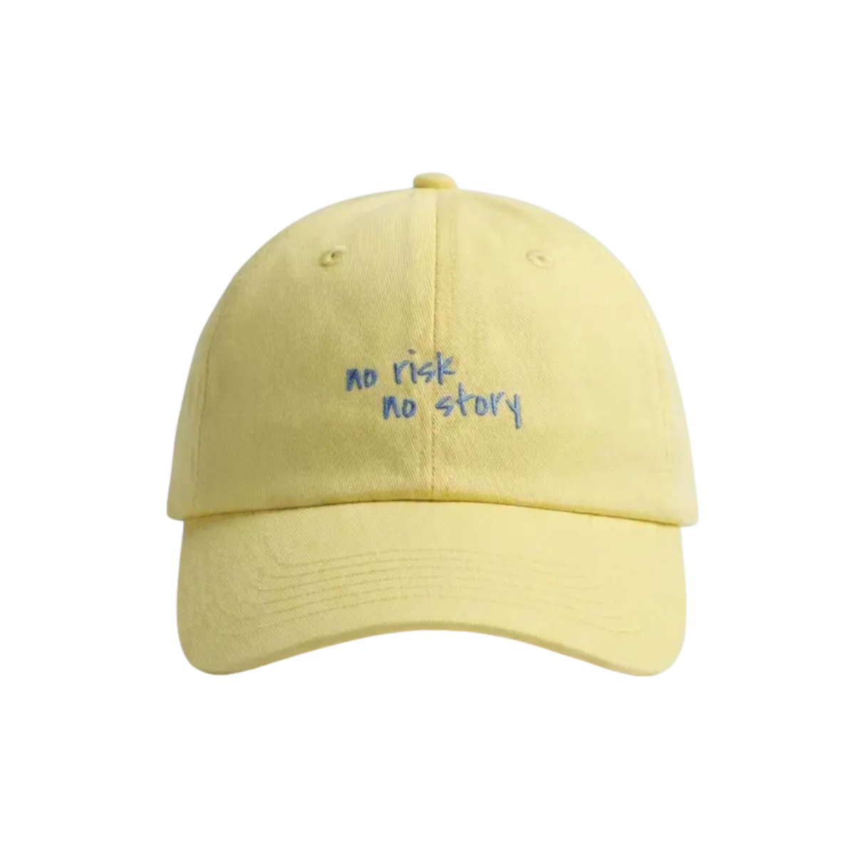 Casquette No Risk No Story - Butter Yellow - 1