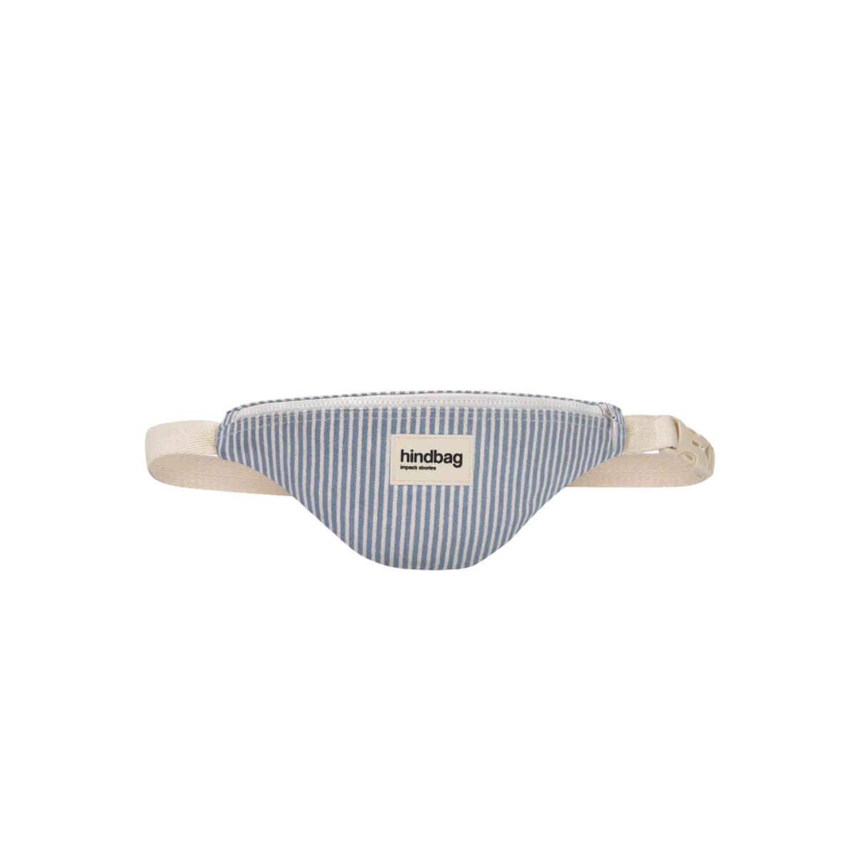 Sac Banane Enfant Augustin - Rayures Fines Bleu - 1