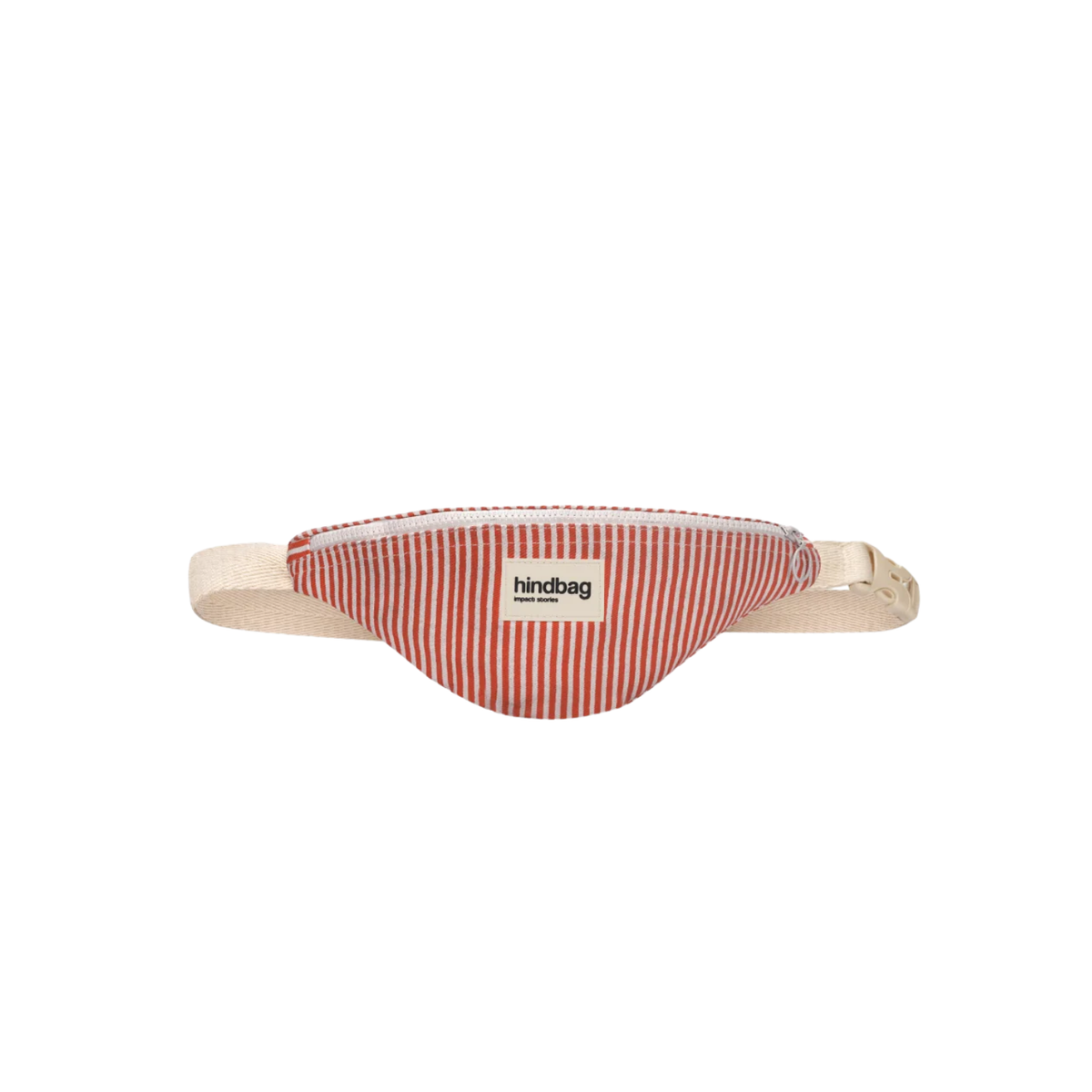 Sac Banane Enfant Augustin - Rayures Fines Rouge - 1