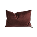 Coussin Vice Versa - Velours Royal - Chianti - 1