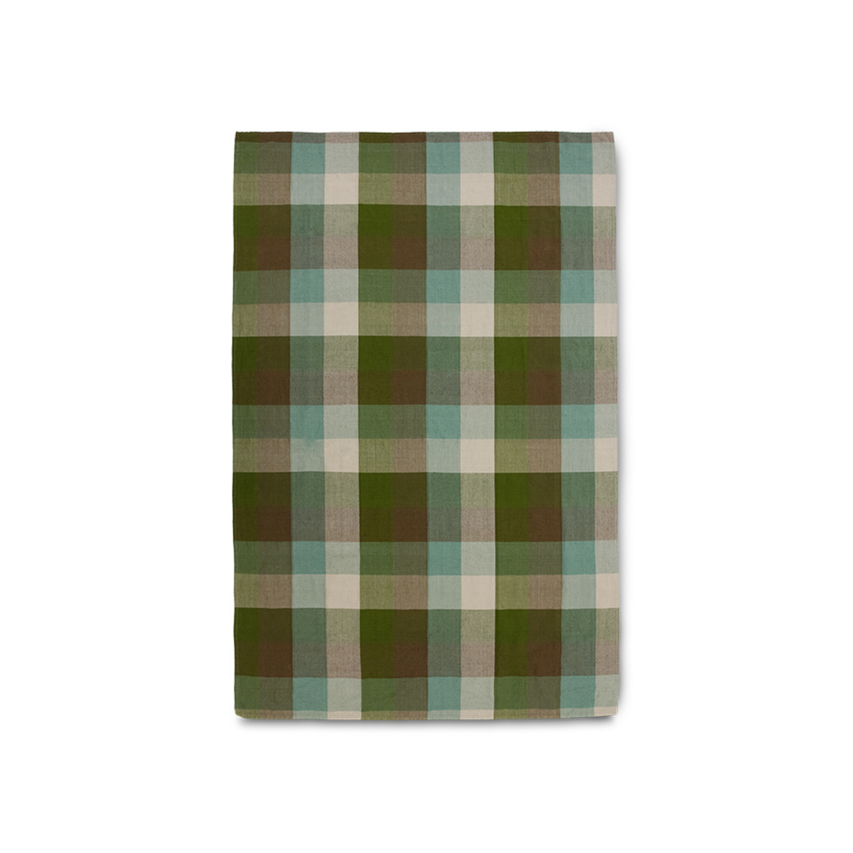 Nappe Vida Carreaux - Mint/Olive 140x220 cm - 1