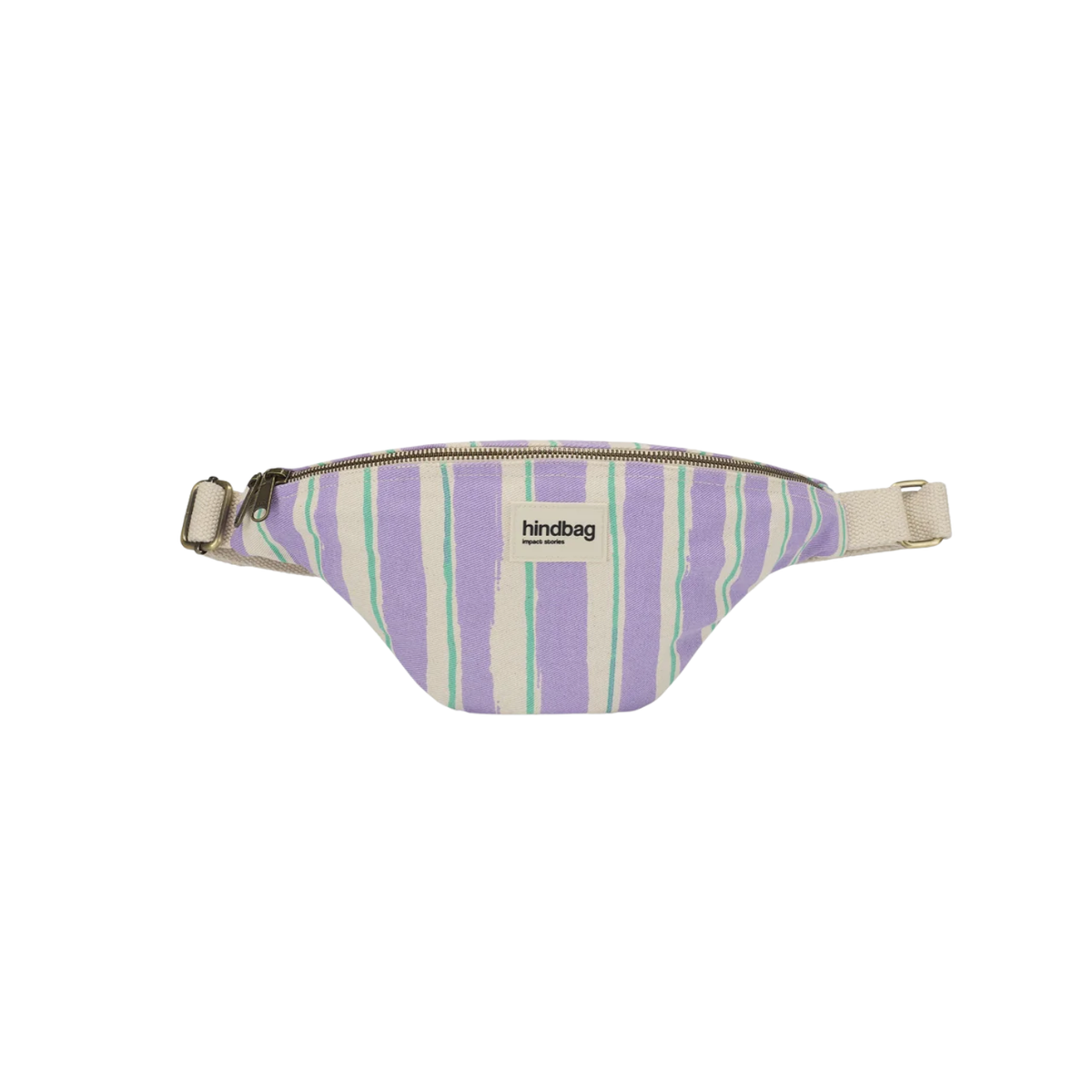 Sac Banane Olivia - Rayures Larges Violet - 1