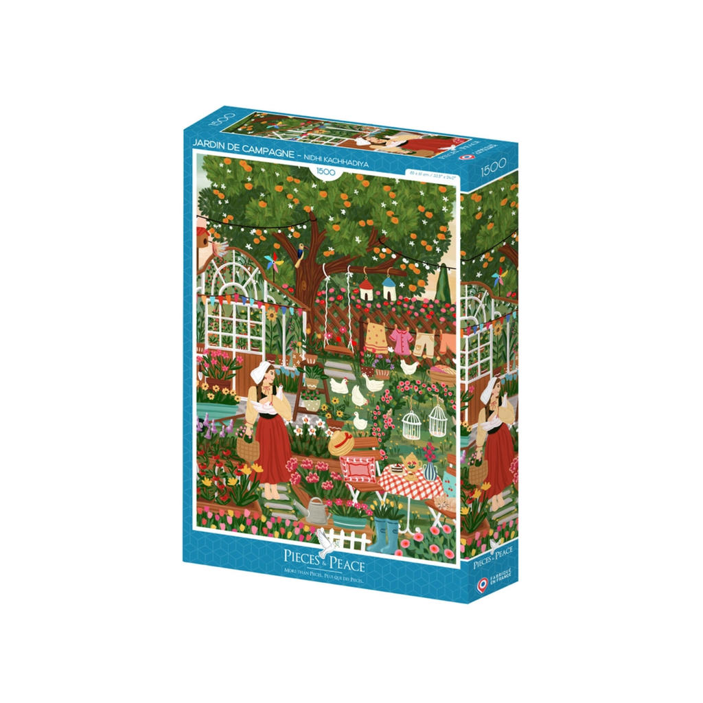 Puzzle Jardin de Campagne - 1500 pièces - 1