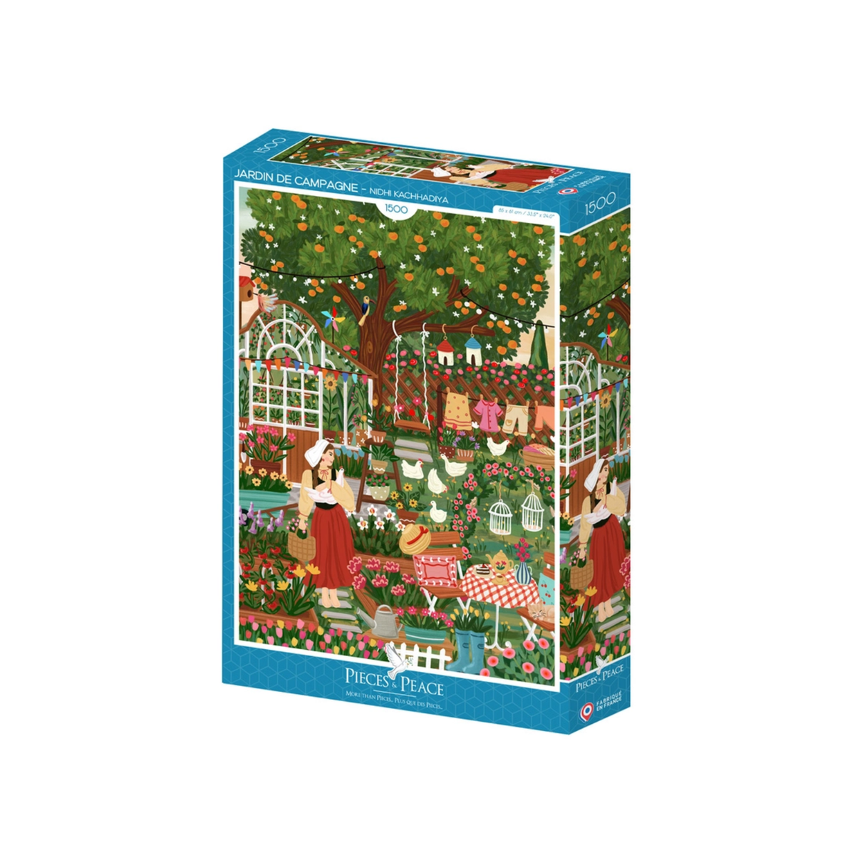 Puzzle Jardin de Campagne - 1500 pièces - 1