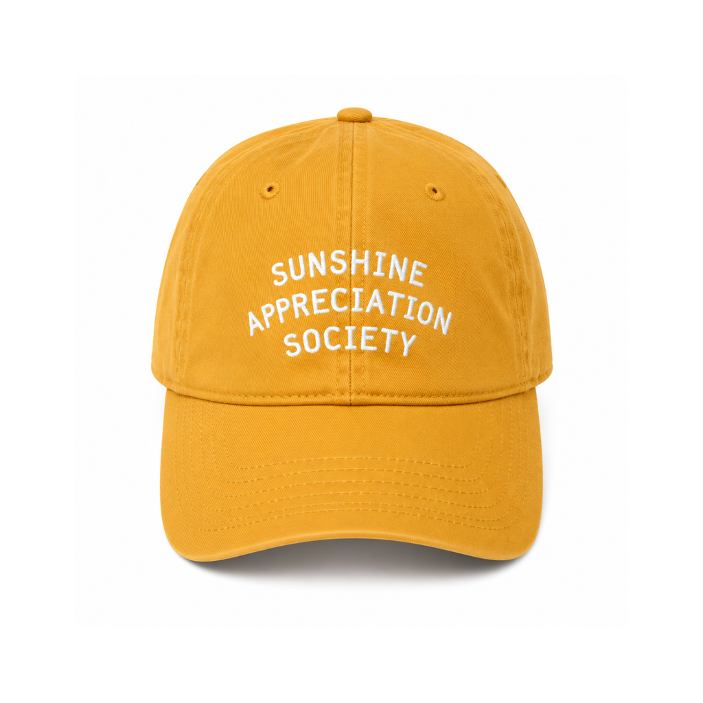 Casquette - Sunshine Appreciation Society Jaune - 1