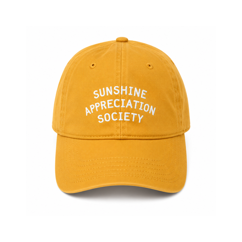 Casquette - Sunshine Appreciation Society Jaune - 1