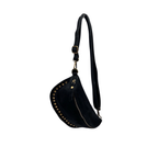Sac Banane Cuir Suede Dion - Noir - 2