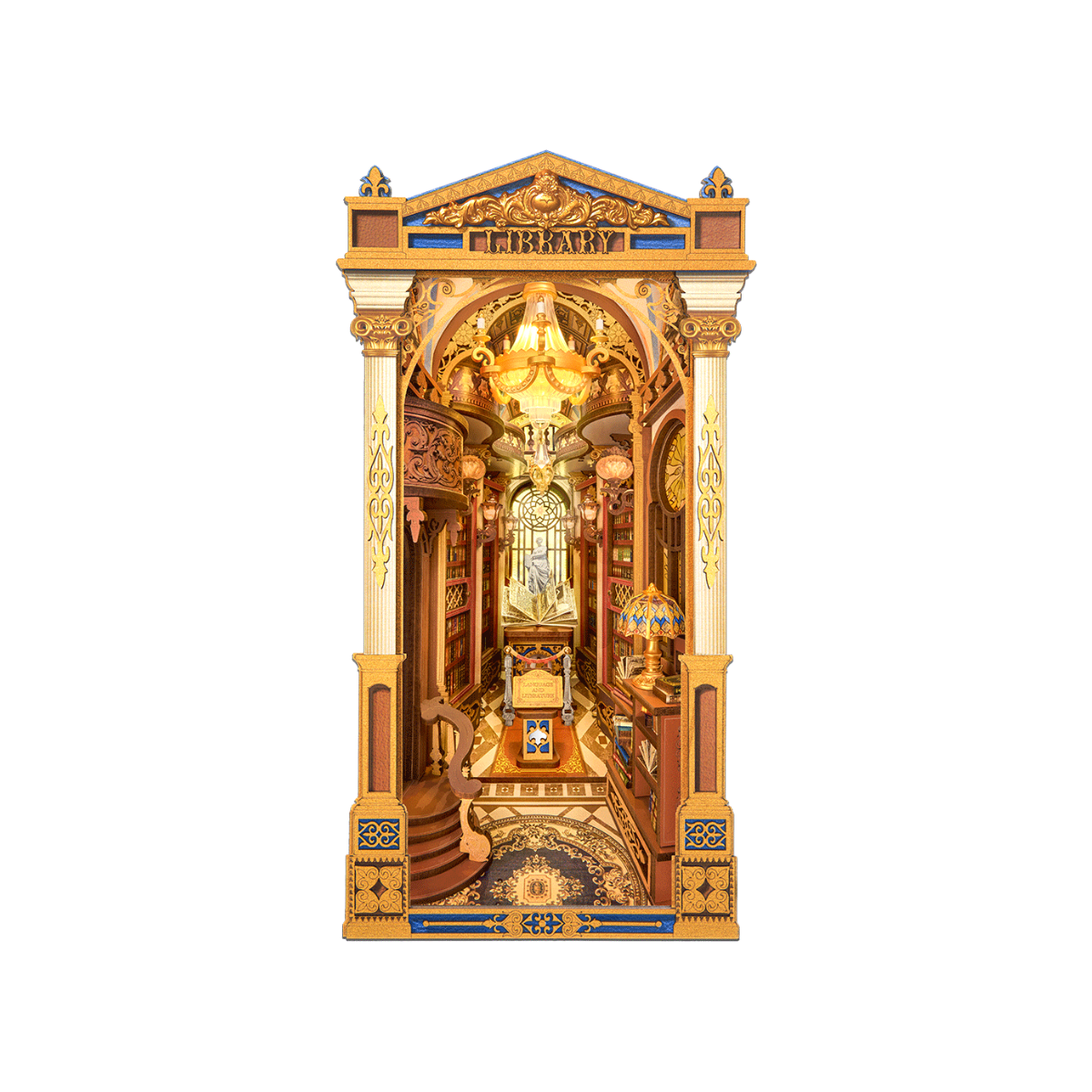 Kit Maison Miniature DIY - Library of Wonders - 1