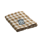 Nappe Bourdon Toile Vichy Vintage - Havane/Bourdon Havane - 1