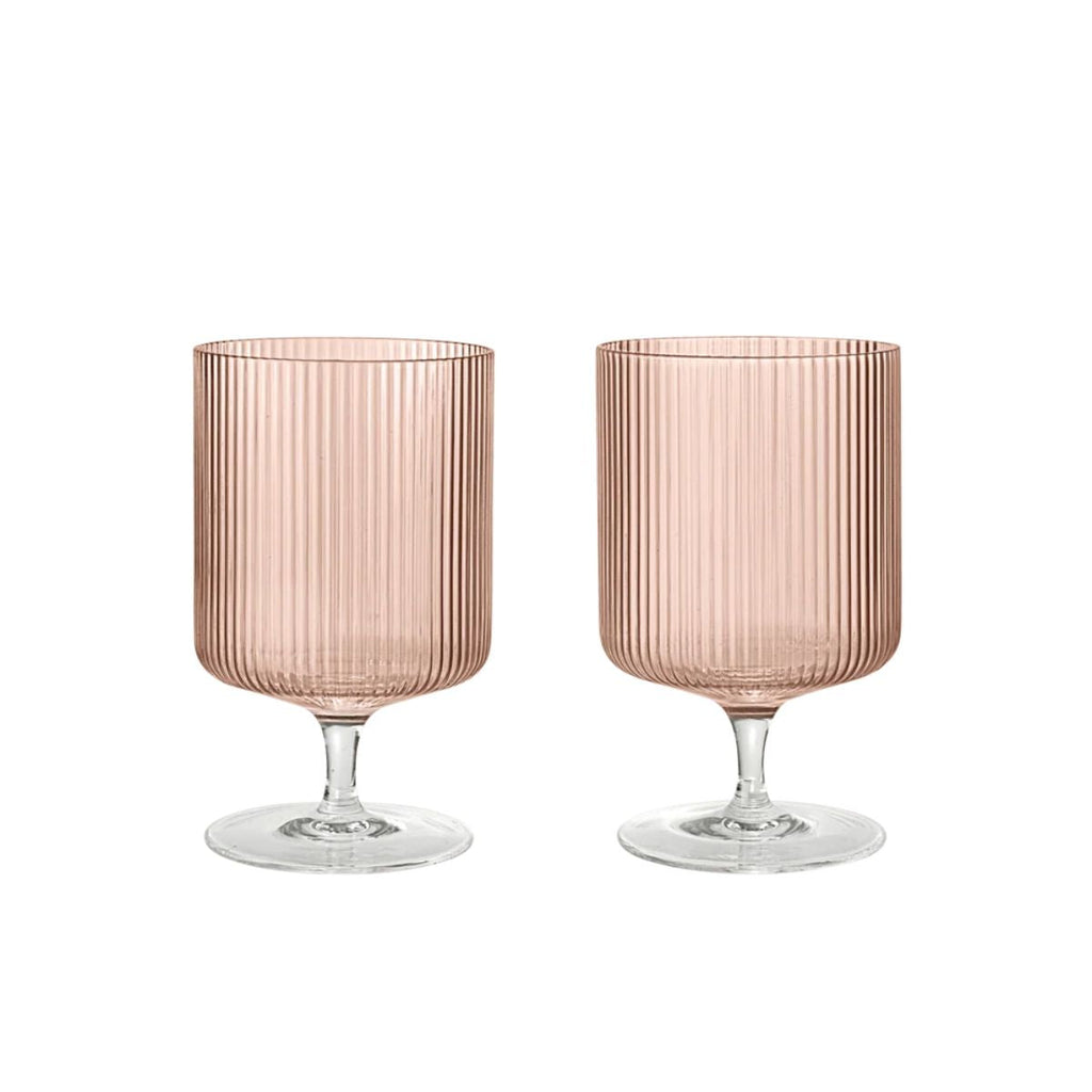 Set de 2 verres à vin Ripple - Blush - 1