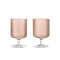 Set de 2 verres à vin Ripple - Blush - 1