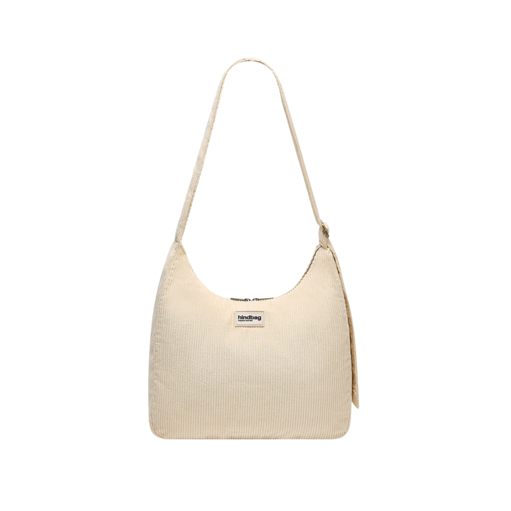 Sac hobo Claire - Velours Beige - 1