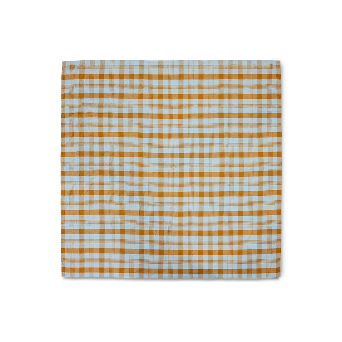 Nappe Vida Carreaux - Amber/Blue 180x180 cm - 1