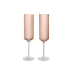 Set de 2 flûtes à champagne Ripple - Blush - 1