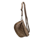Sac Banane Cuir Suede Dion - Taupe - 2