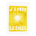 Affiche A3 J'adore Le Soleil - Original - 1