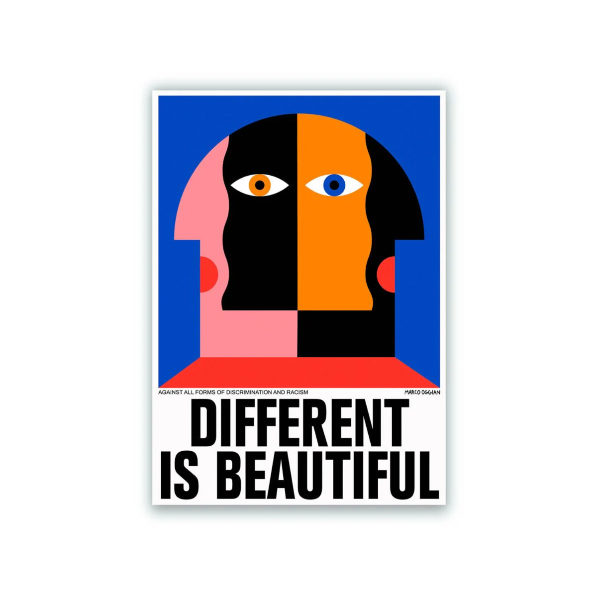 Affiche Different is Beautiful - 50x70 cm - 1