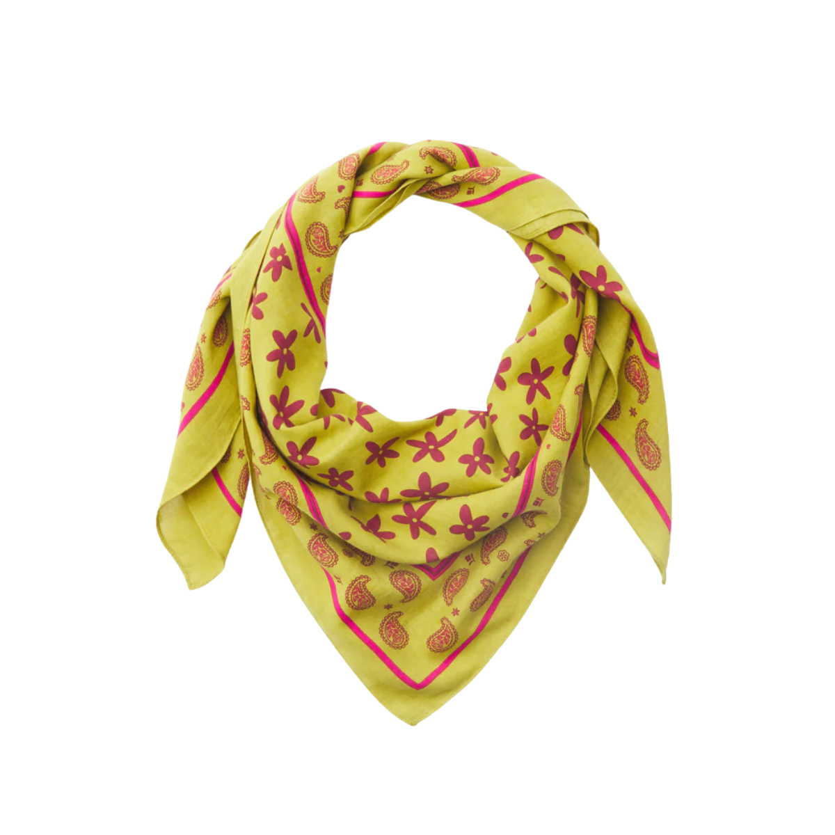 Foulard Fleur Hélène - 1