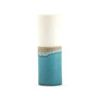 Vase Cylindre - Bleu & Blanc - 1