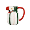 Vase Pichet Calao - Rouge & Vert - 1