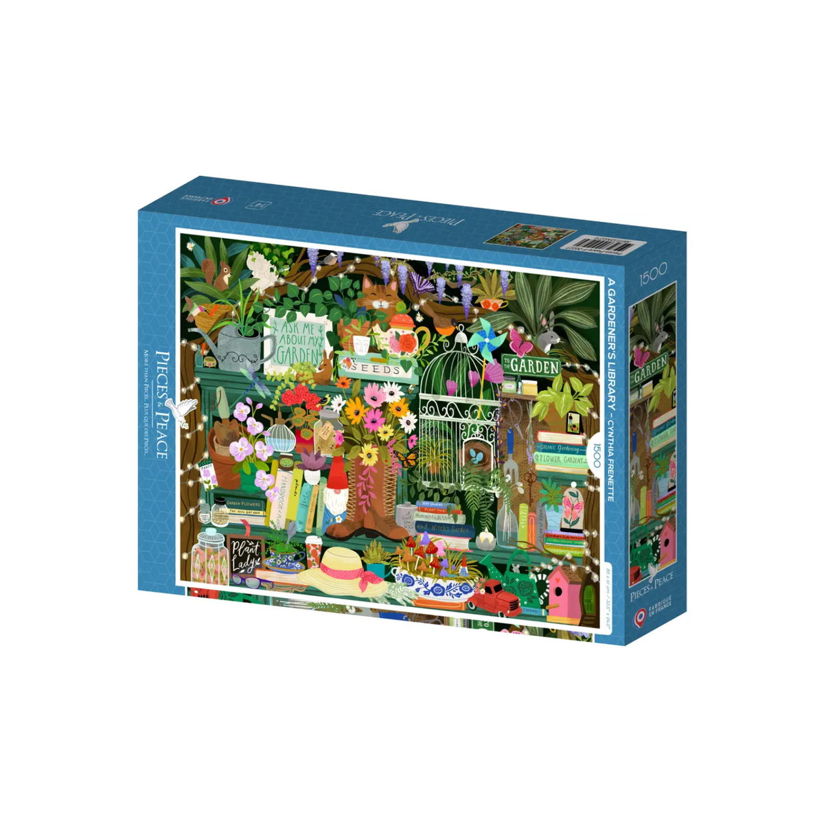 Puzzle La bibliothèque du jardinier - 1500 pièces - 1