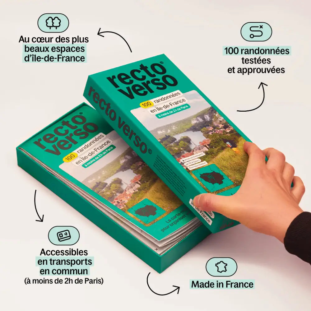 Carte 100 randonnées en Ile-de-France - 2