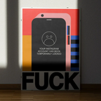 Affiche Fuck 003 - 50x70 cm - 2
