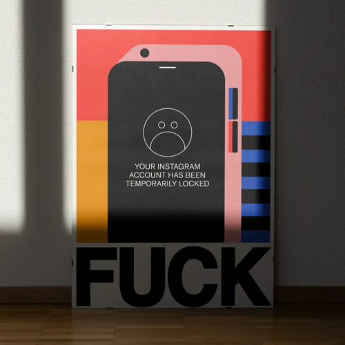 Affiche Fuck 003 - 50x70 cm - 2