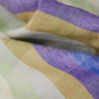 Nappe Vida Carreaux - Mint/Cobalt 140x220 cm - 2