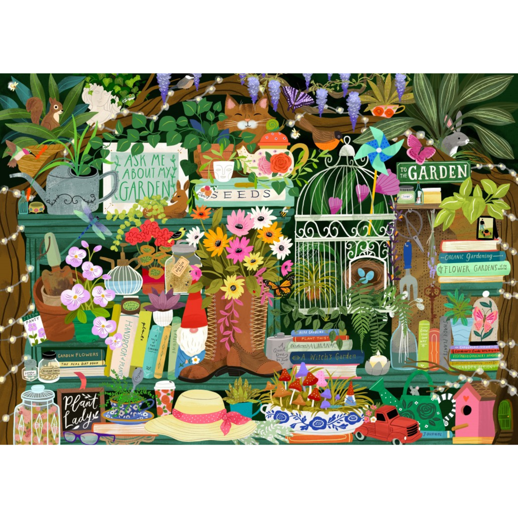 Puzzle La bibliothèque du jardinier - 1500 pièces - 2