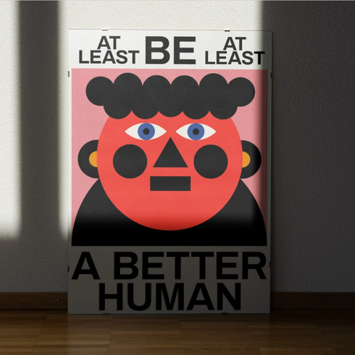 Affiche Better Human - 50x70 cm - 2