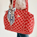 Sac Week-End Coeur - Rubis - 2
