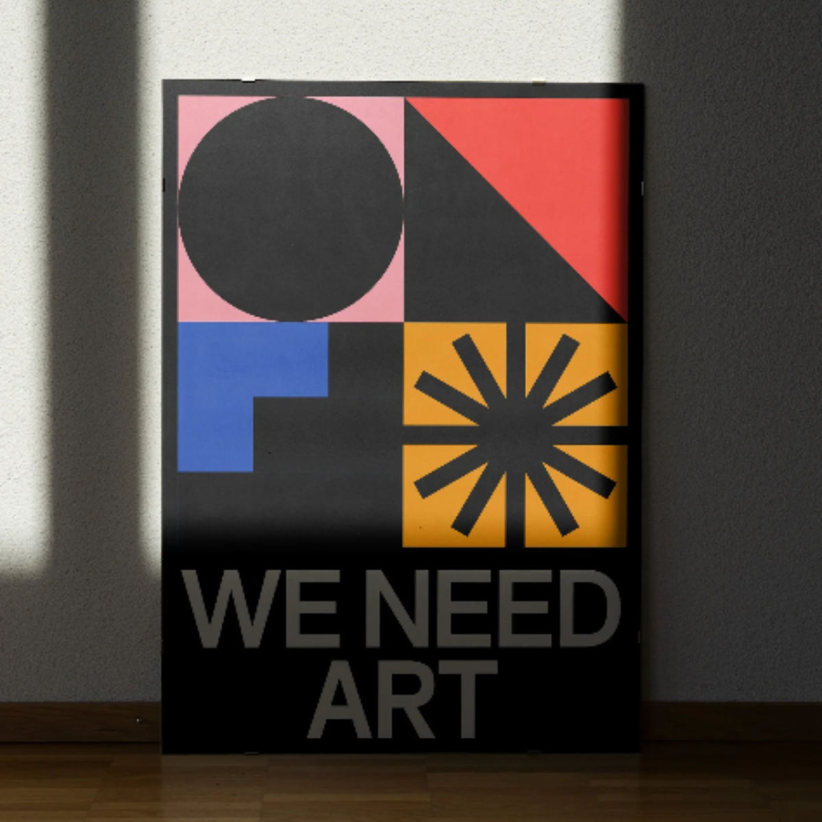 Affiche We Need Art - 50x70 cm - 2