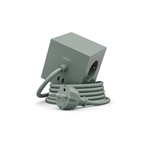 Multiprise square 1 avec USB-C 30W 1,8m - Oak Green - 1