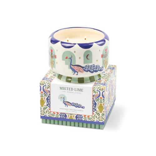 Bougie parfumée A Dopo Peacock - Misted Lime XL - 2