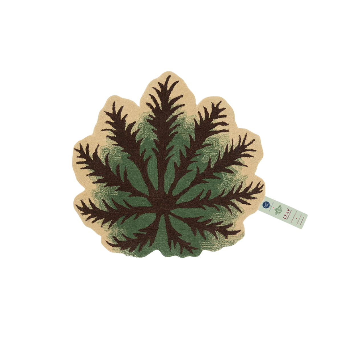 Tapis John Derian - Feuille Fatsia - 1