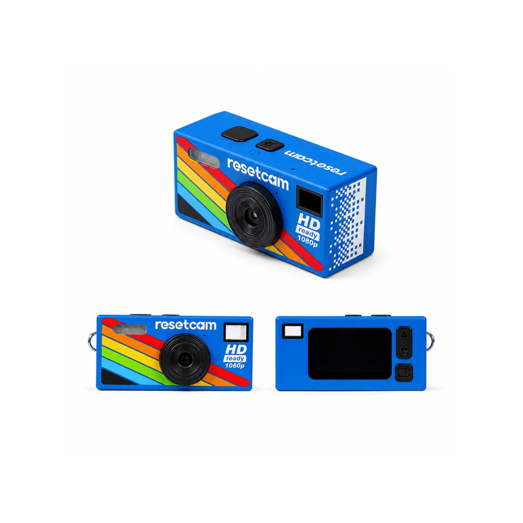 Appareil Photo - Mini Camera Retro HD - Reset Cam Bleu - 2