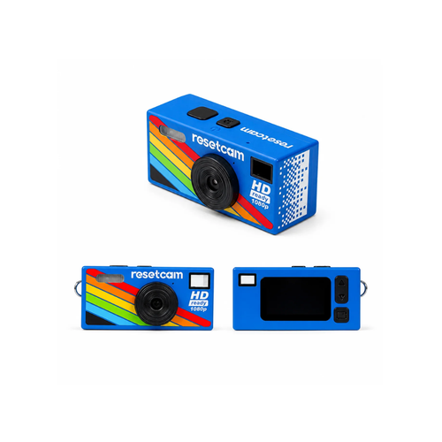 Appareil Photo - Mini Camera Retro HD - Reset Cam Bleu - 2