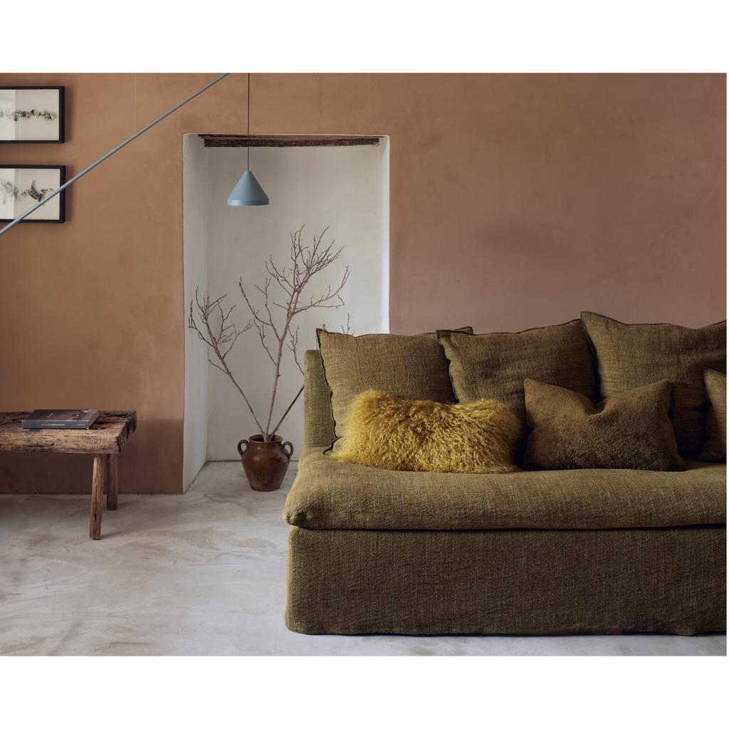 Coussin Basic Tibet - Bronze 25x50 cm - 2