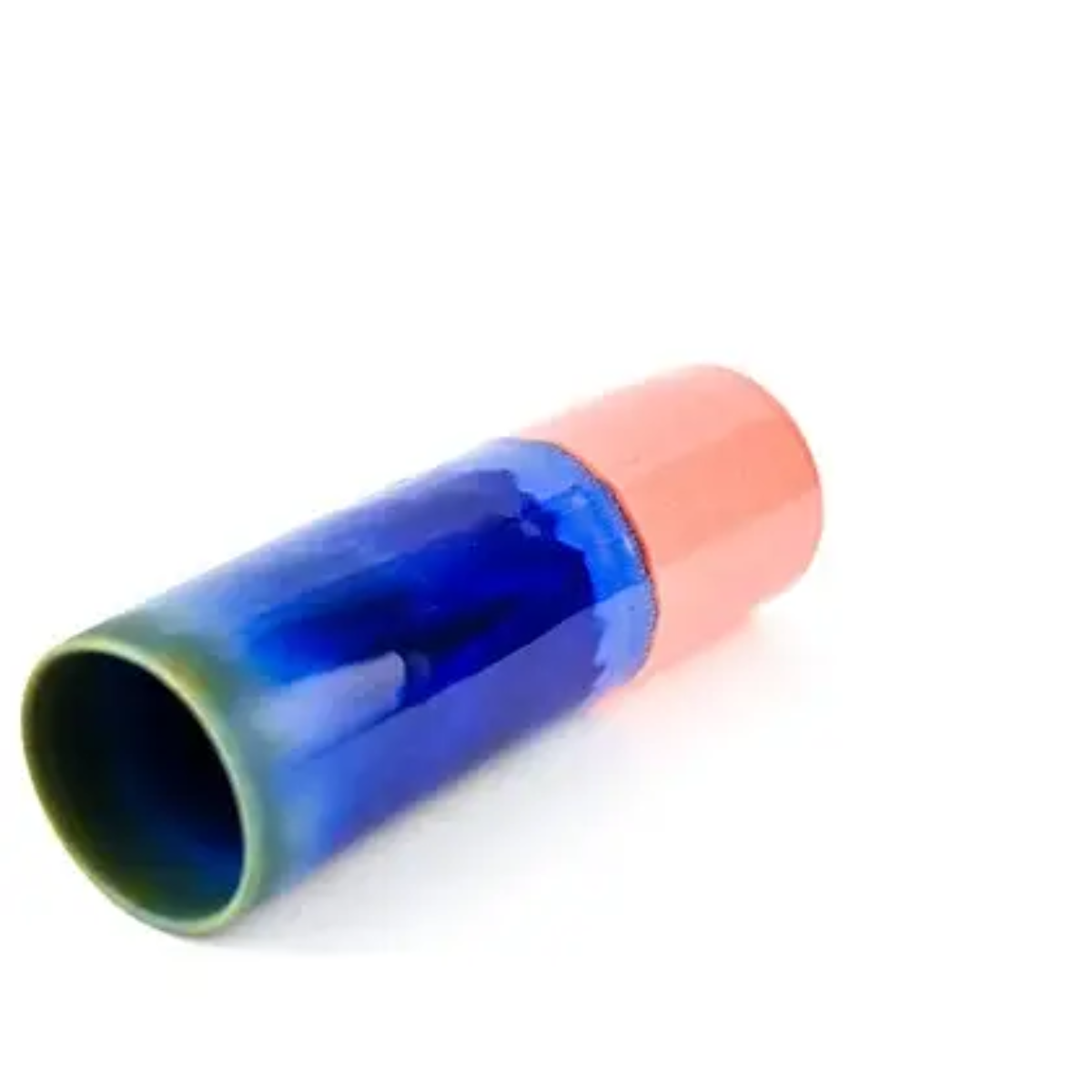 Vase Cylindre - Bleu foncé - 2