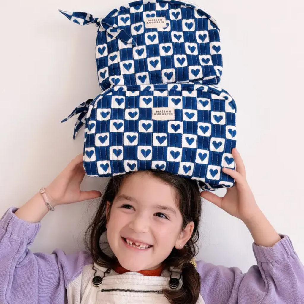 Trousse de Toilette - Damier Bleu - 2