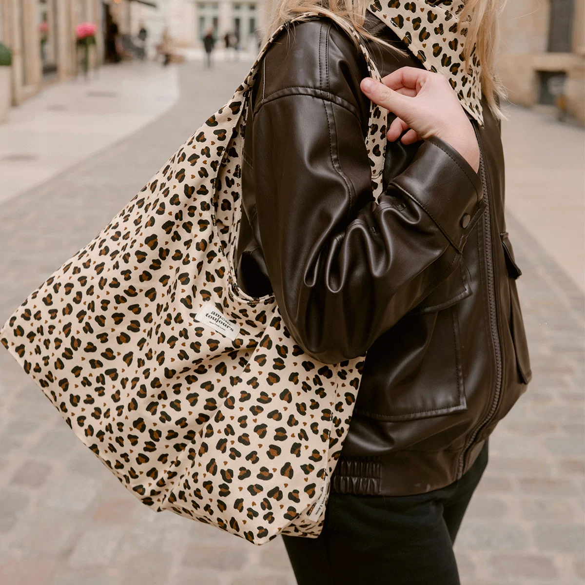 Sac Alma - Amour pour Toujours - Léopard Cœur - 2