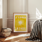 Affiche A3 J'adore Le Soleil - Original - 2
