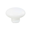 Lampe Ovalie - Verre Blanc - 1