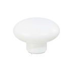 Lampe Ovalie - Verre Blanc - 1