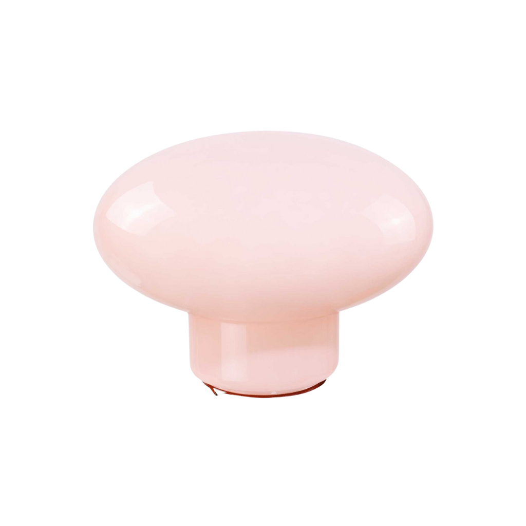 Lampe Ovalie - Verre Rose - 1