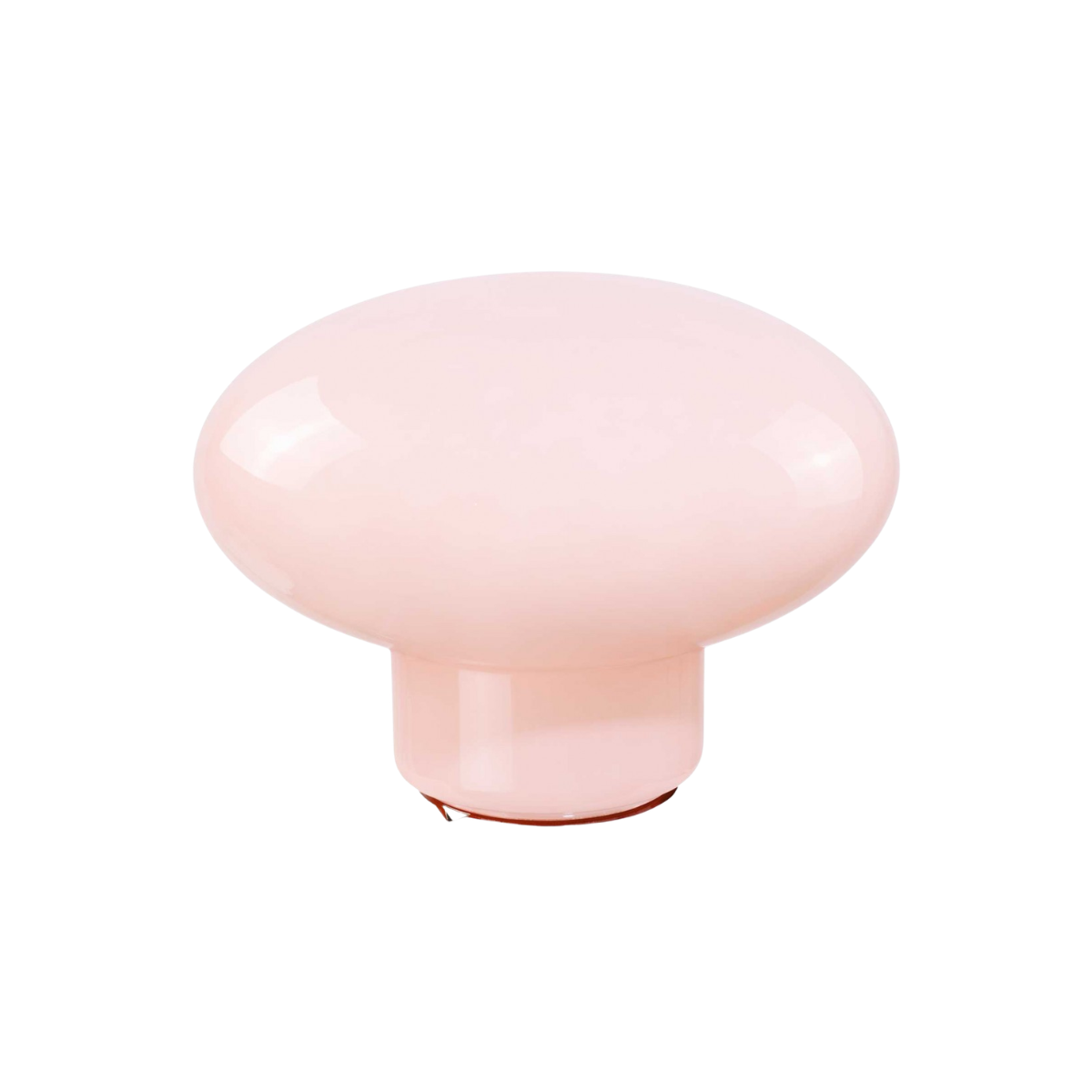 Lampe Ovalie - Verre Rose - 1